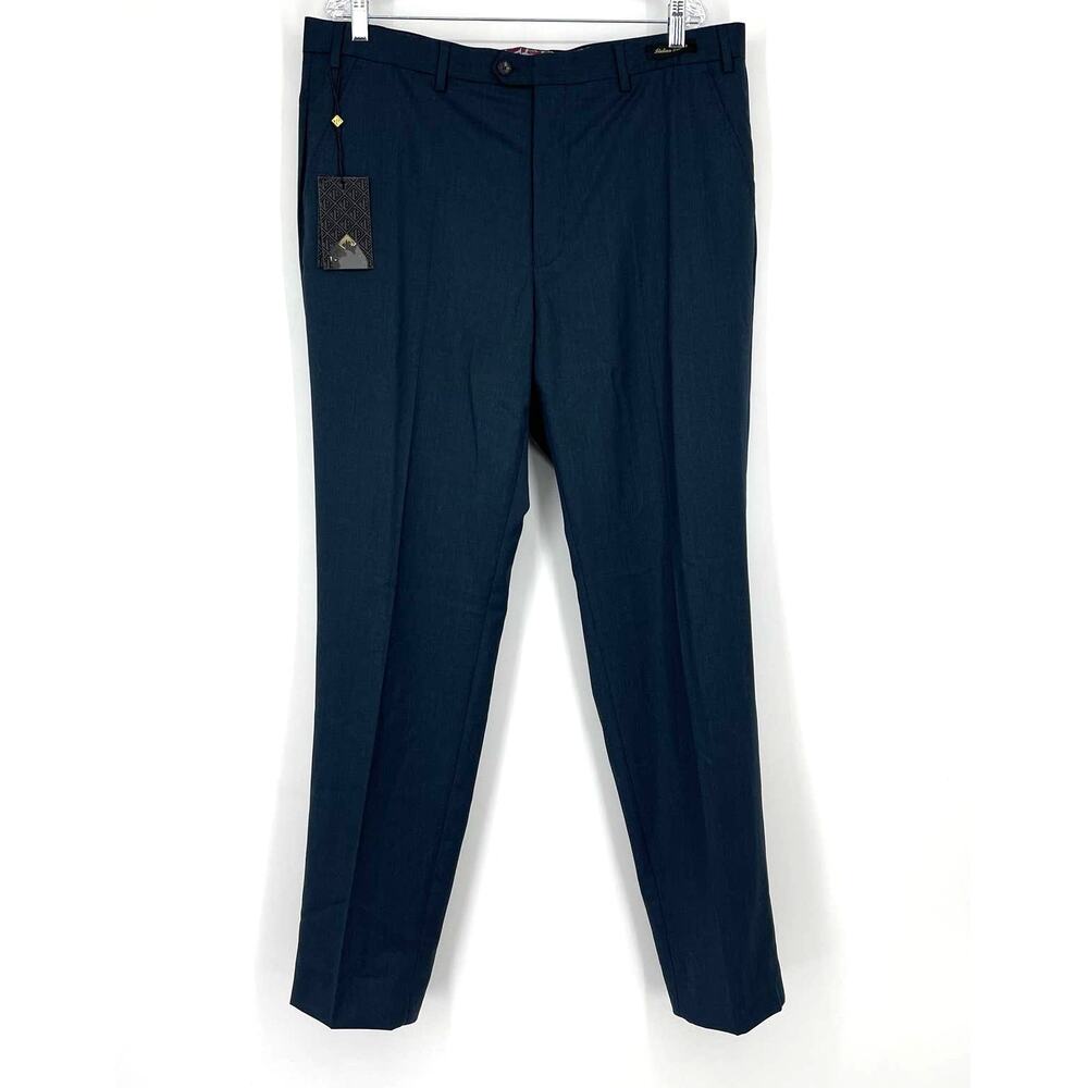 Ted Baker London Debonair Plain Suit Trousers‎ Teal Blue Men's 38L NWT